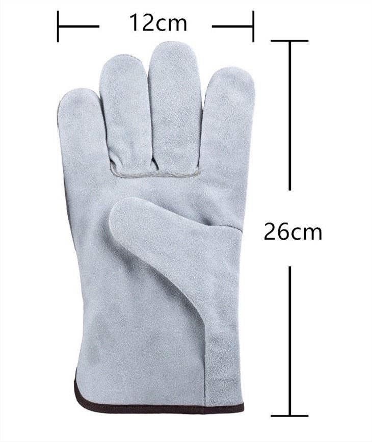 Best Industrial Utility Glove With Leather Palm Safety Cuff